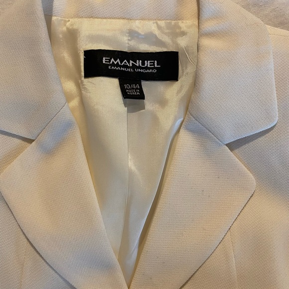 Emanuel by Emanuel Ungaro wool blend blazer-10 - Picture 3 of 6